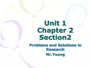 Unit 1 Chapter 2 Section2