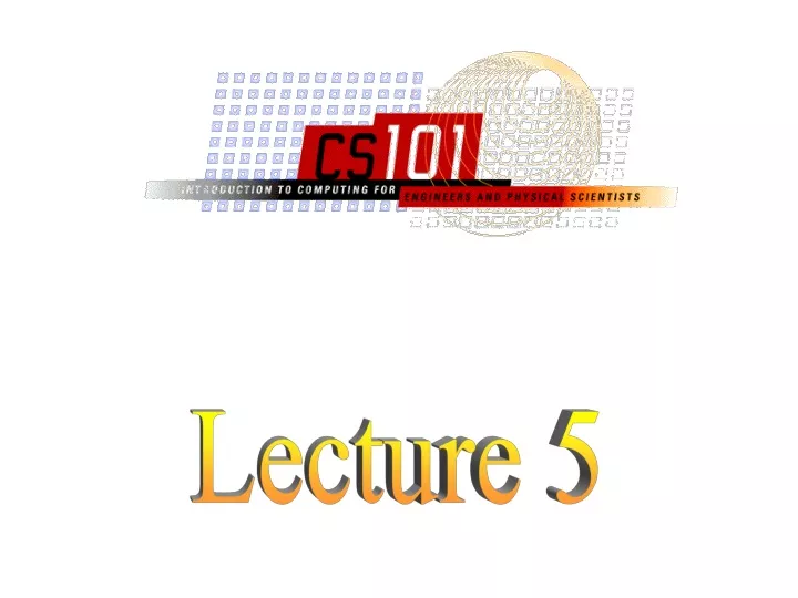 lecture 5