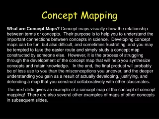 Concept Mapping