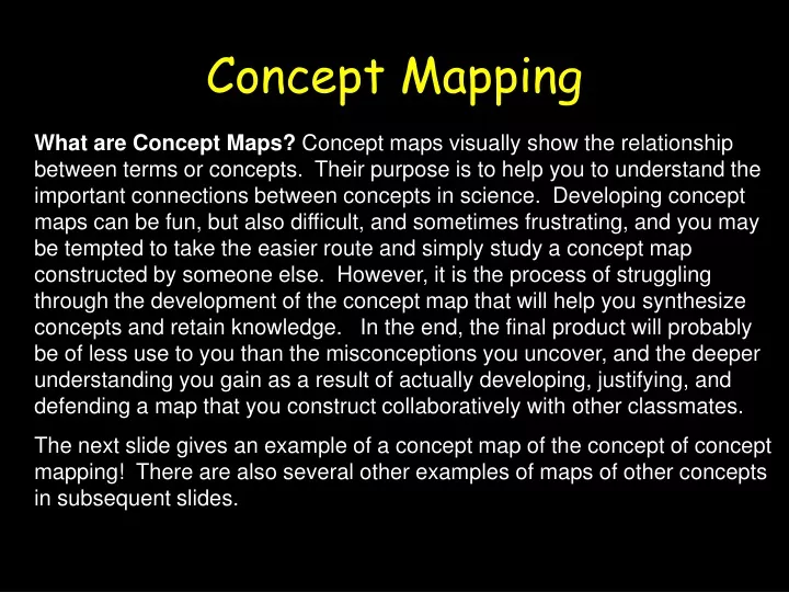 concept mapping