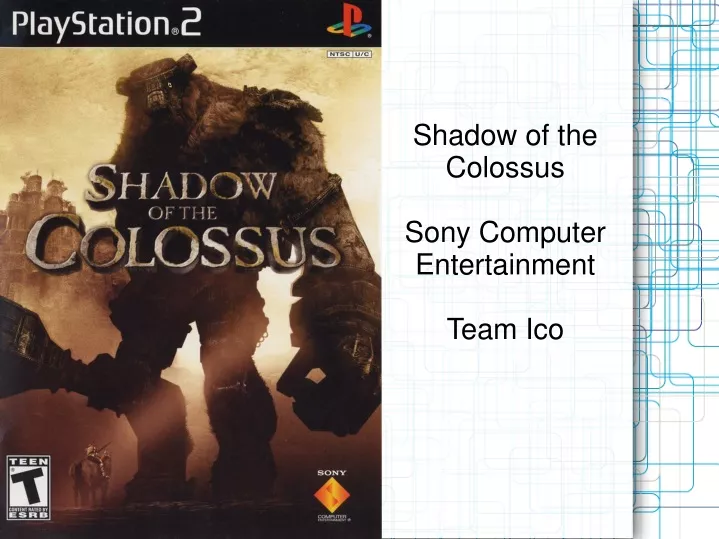 shadow of the colossus sony computer
