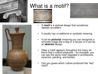 What is a motif?