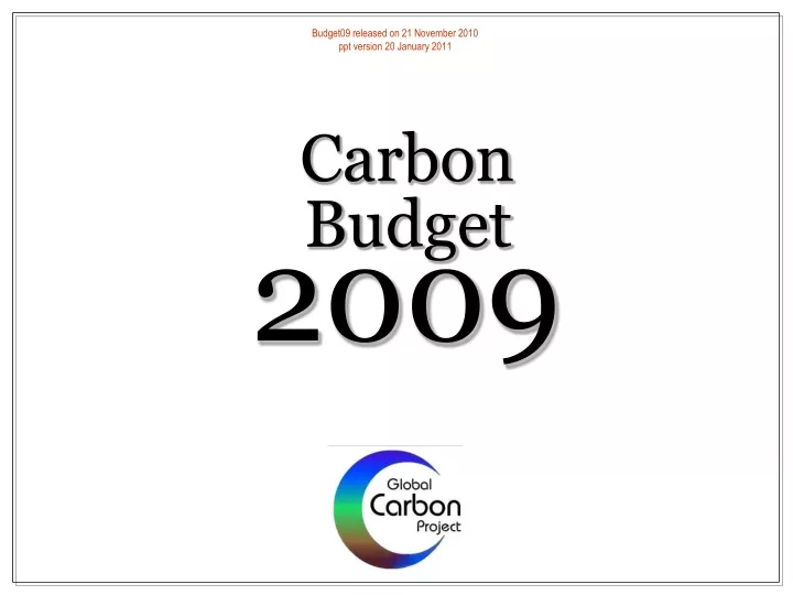 budget09 released on 21 november 2010 ppt version