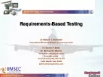 Requirements-Based Testing - slide 1