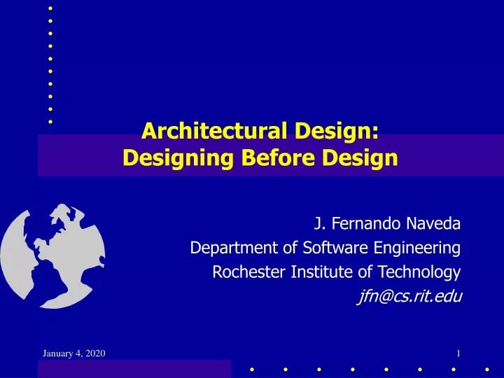 architectural design designing before design