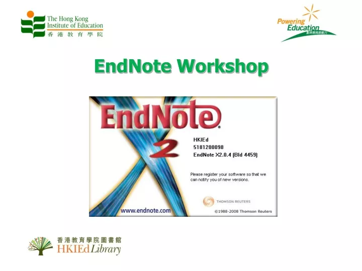 endnote workshop