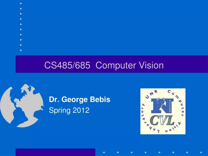 cs485 685 computer vision