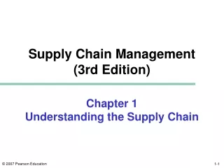 Supply Chain Management (3rd Edition)