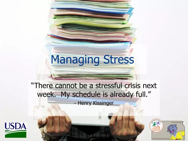 managing stress