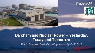 Darchem and Nuclear Power – Yesterday, Today and Tomorrow