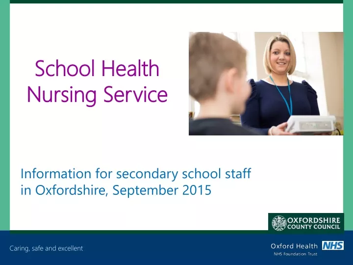 school health nursing service