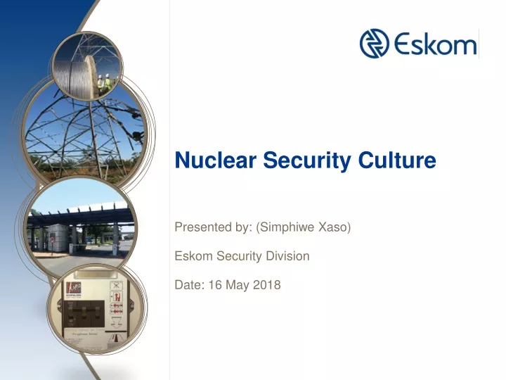 nuclear security culture