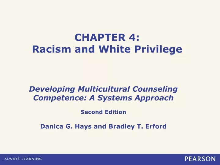 chapter 4 racism and white privilege