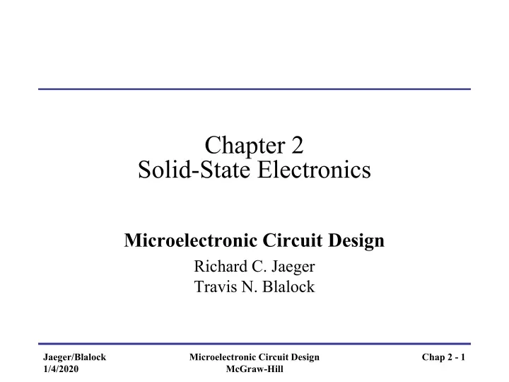 chapter 2 solid state electronics