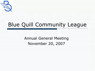Blue Quill Community League