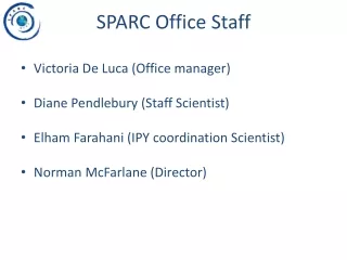 SPARC Office Staff