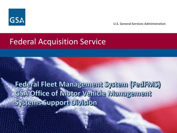 federal fleet management system fedfms