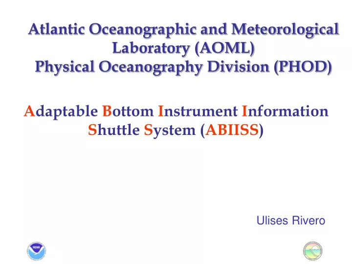 atlantic oceanographic and meteorological