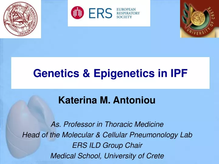 genetics epigenetics in ipf