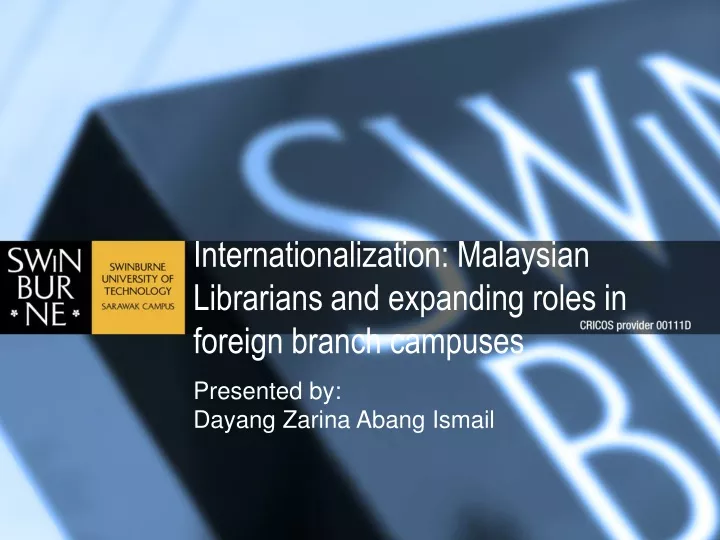 internationalization malaysian librarians