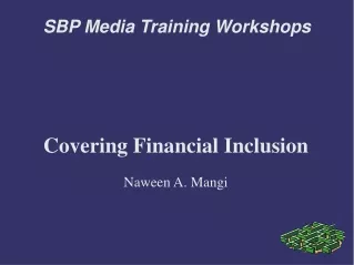 SBP Media Training Workshops