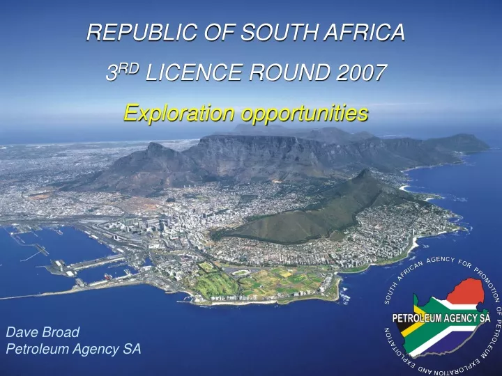 republic of south africa 3 rd licence round 2007