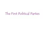 PPT - FEDERALISTS Vs. DEMOCRATIC-REPUBLICANS THE FIRST POLITICAL ...