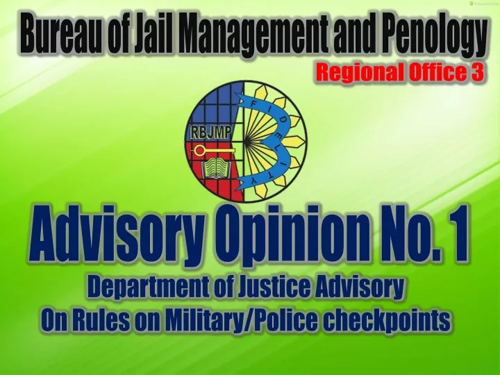 bureau of jail management and penology