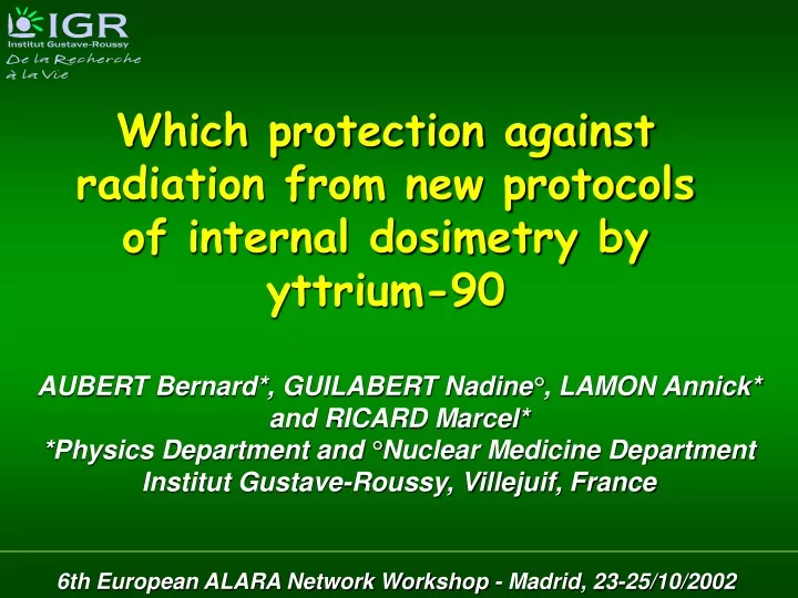 which protection against radiation from