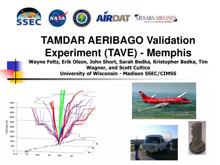 tamdar aeribago validation experiment tave