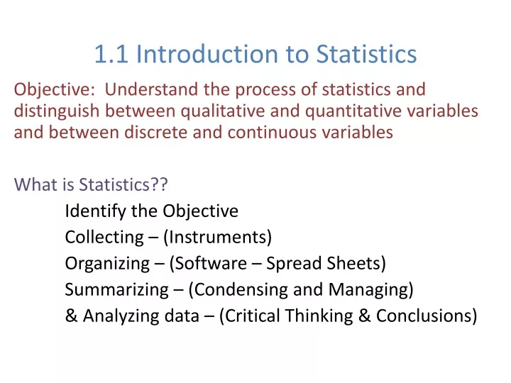 1 1 introduction to statistics