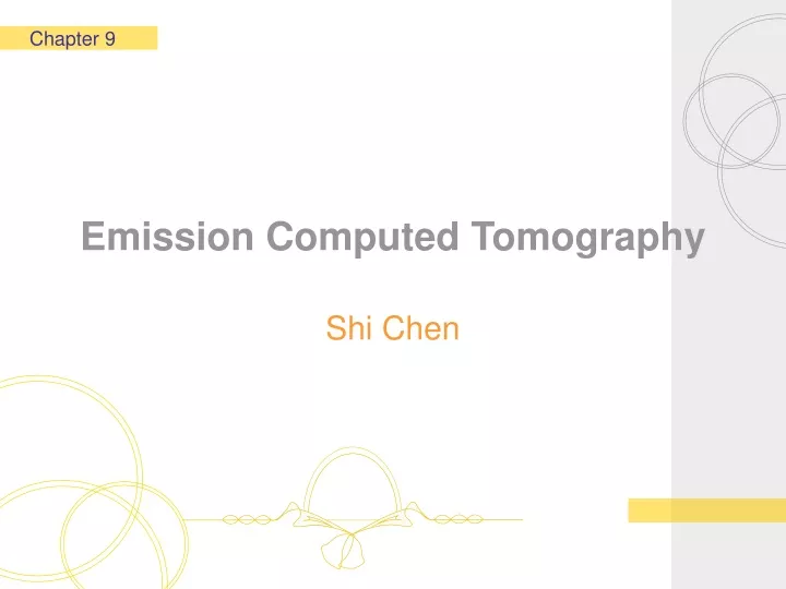 emission computed tomography