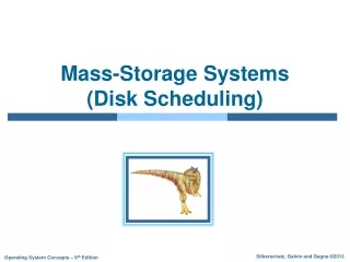 Mass-Storage Systems (Disk Scheduling)