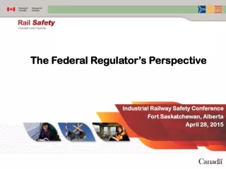 The Federal Regulator’s Perspective