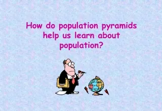 How do population pyramids help us learn about population?