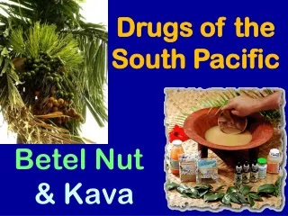 Betel Nut  &amp; Kava