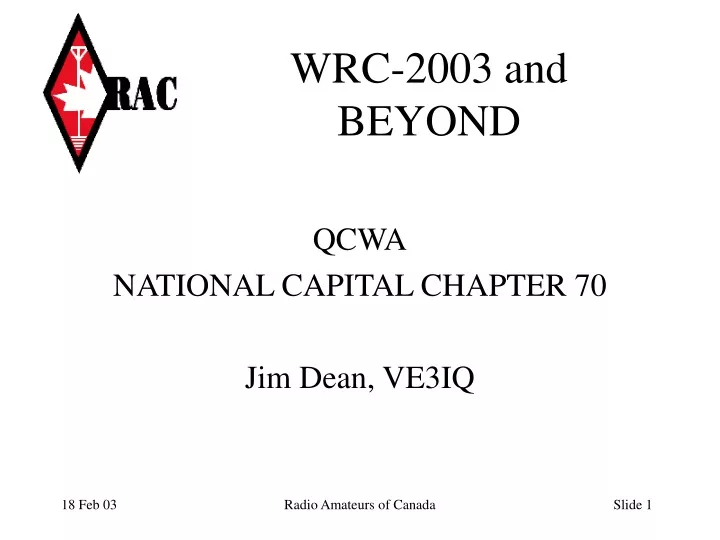 wrc 2003 and beyond