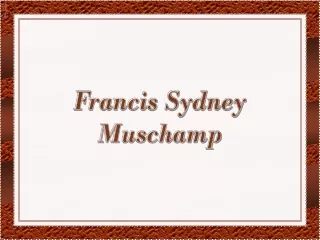 Francis Sydney Muschamp