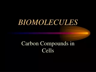 BIOMOLECULES