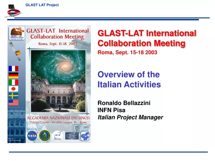 glast lat international collaboration meeting