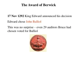 The Award of Berwick