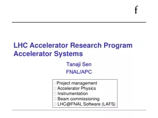 LHC Accelerator Research Program Accelerator Systems
