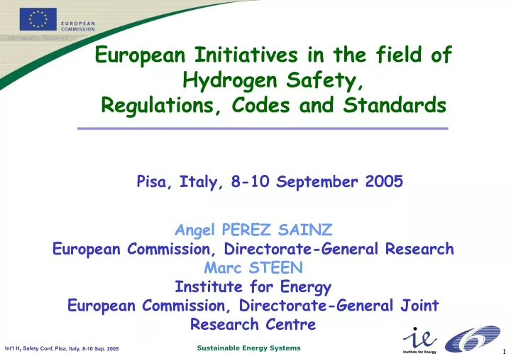 european initiatives in the field of hydrogen