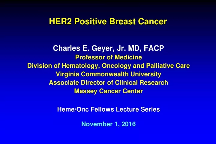 her2 positive breast cancer