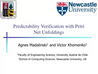 Predictability Verification with Petri Net Unfoldings
