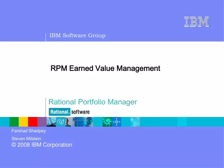 rpm earned value management