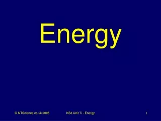 Energy