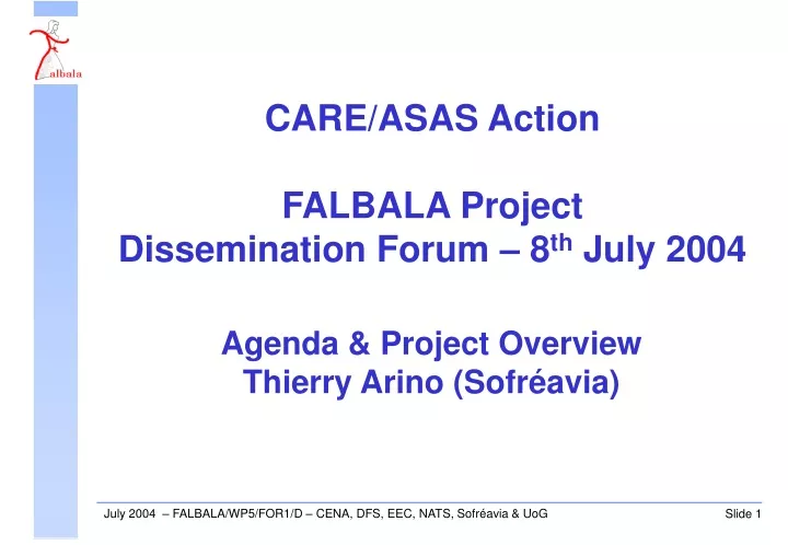 agenda project overview thierry arino sofr avia