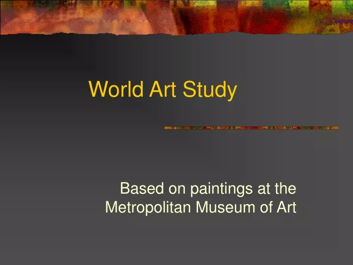 world art study