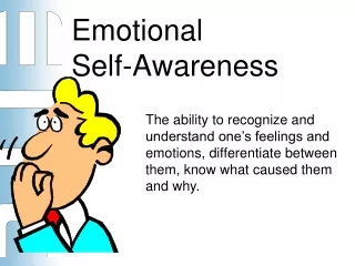 Emotional  Self-Awareness